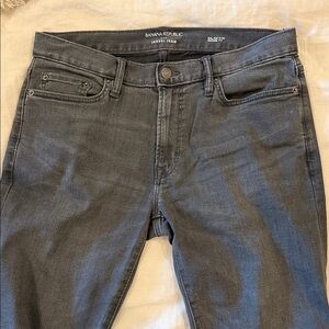 Banana Republic Men's Slim Straight Gray Jeans 32x32